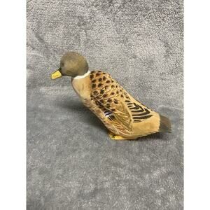 Decorative Wooden Vintage Mallard Duck Wood Carving